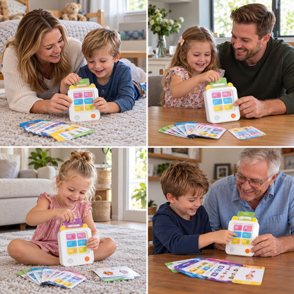 Kids’ Interactive English Flash Card Reader – Educational Learning Toy