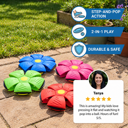 Magic Transforming Flying Disc Ball – Interactive Toy for Kids
