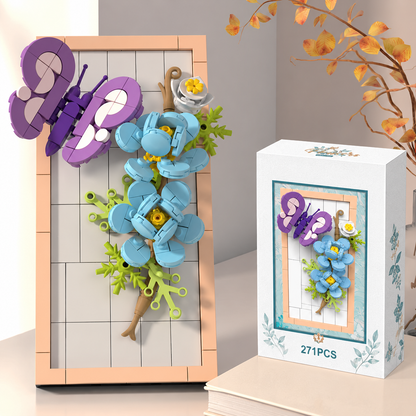 DIY 3D Nature Frame Building Blocks Set – Flowers & Insects