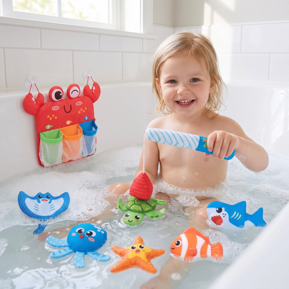 Montessori Magnet Fishing Bath Toy Set