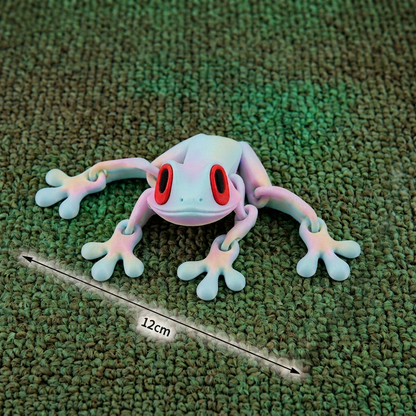 3D Printed Magnetic Flexible Frog Fidget Toy