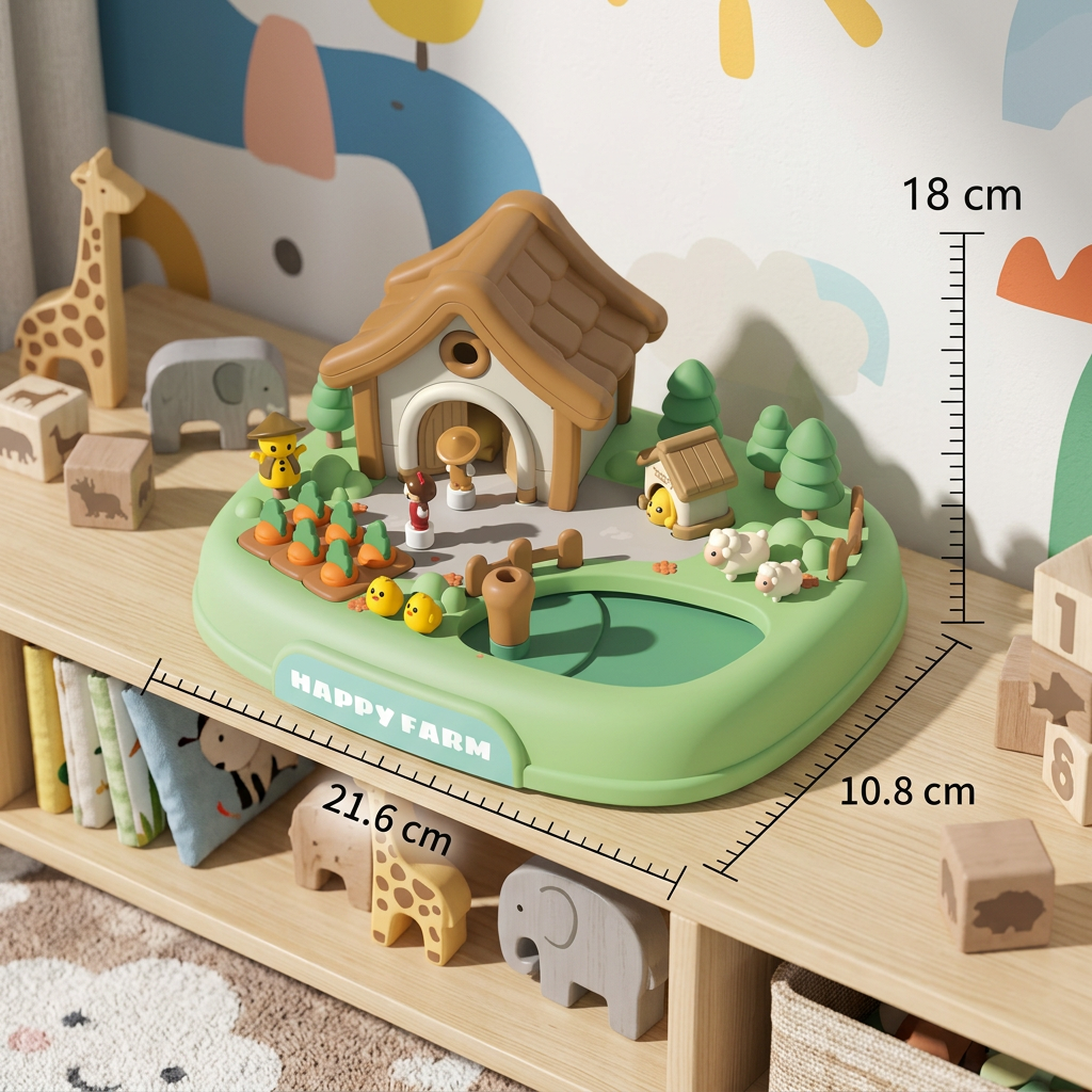 Magnetic Dream Castle & Garden Playset for Kids