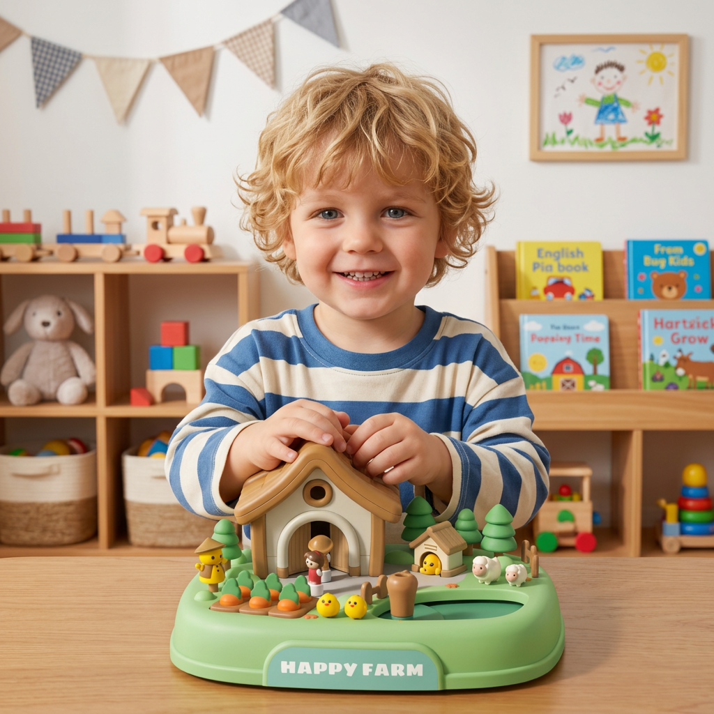 Magnetic Dream Castle & Garden Playset for Kids