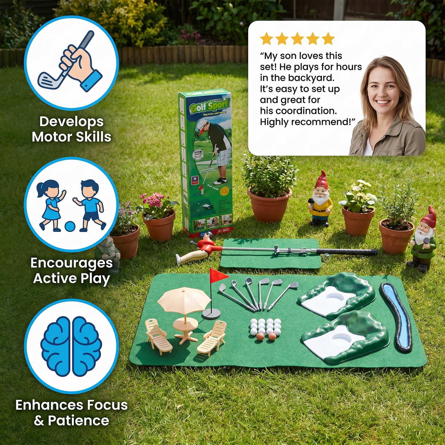 Kids Mini Golf Club Set –  Golf Toy for Children