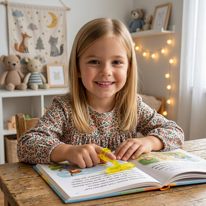 Kids’ Finger Reading Tracker – Translucent Reading Guide