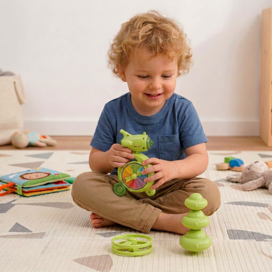 5-in-1 Gyro Educational Toy – Spinning, Balancing & Stacking Skill Game for Kids