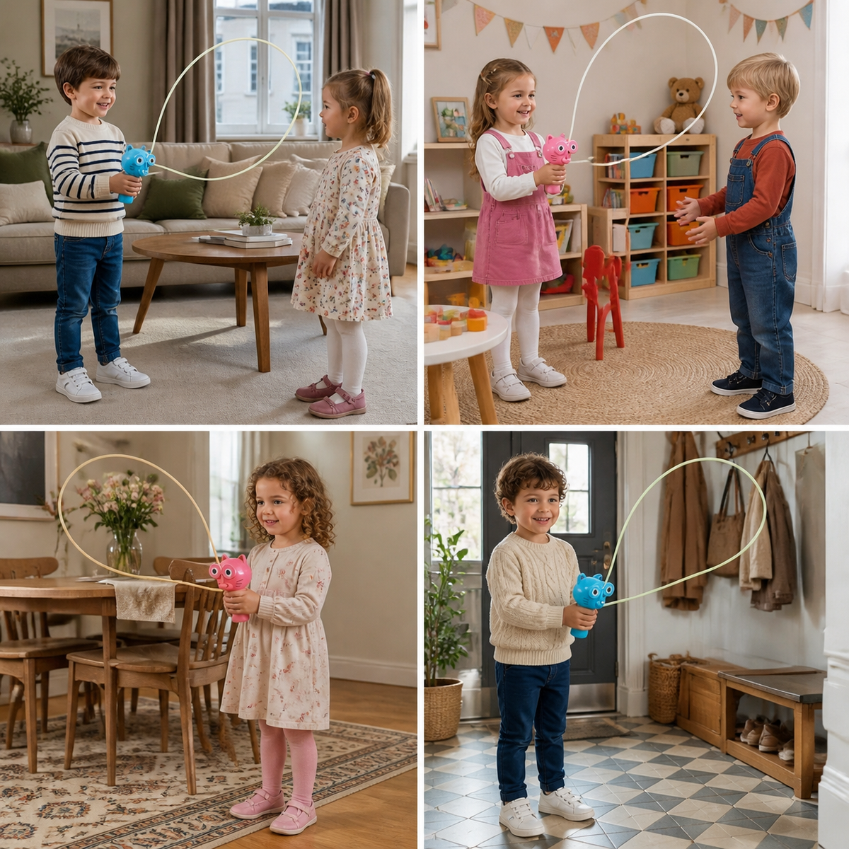 Interactive Flying Rope Toy for Kids