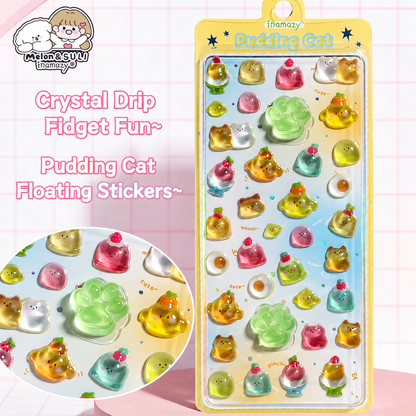 3D Squishy Pet Paw Stickers – Cute Puffy Stickers for Kids