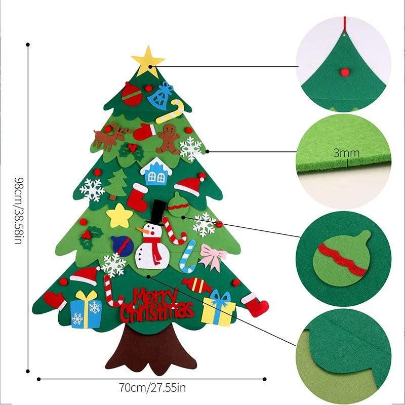 Montessori Felt Christmas Tree