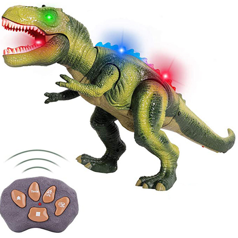 Remote Control Walking T-Rex – RC Dinosaur with Spray Mist, Lights & Sound