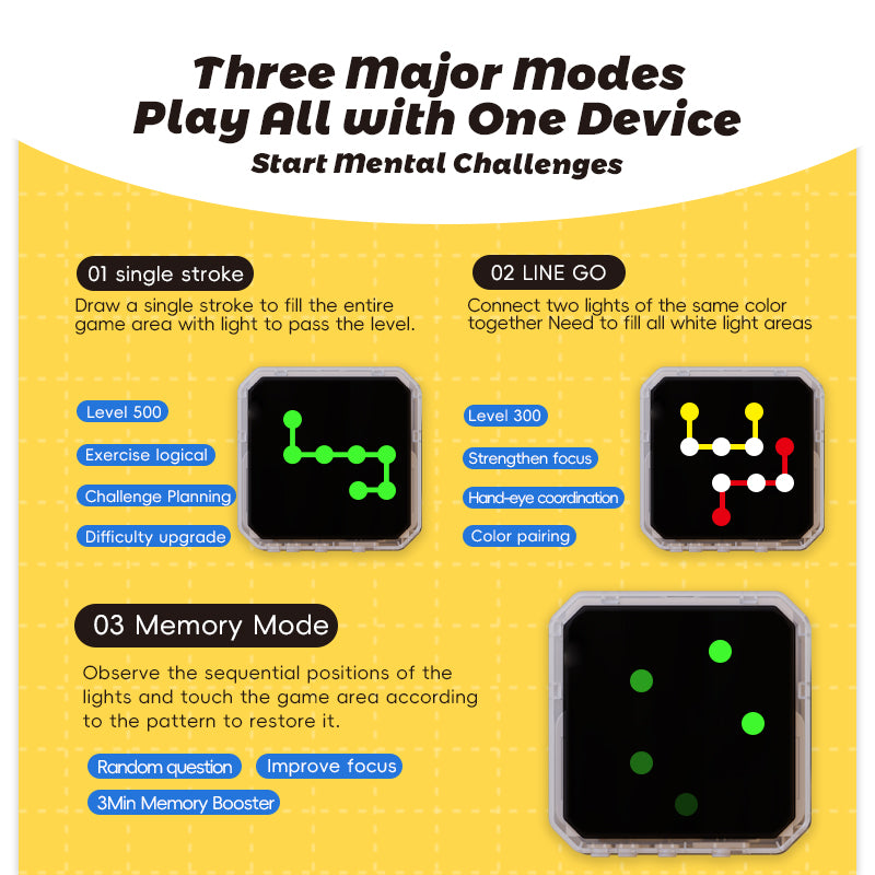 Smart Line LED Logic Puzzle Game – 800+ Brain Challenge Levels