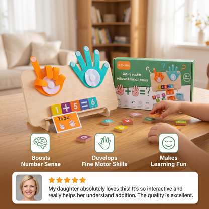 Wooden Finger Counting Board