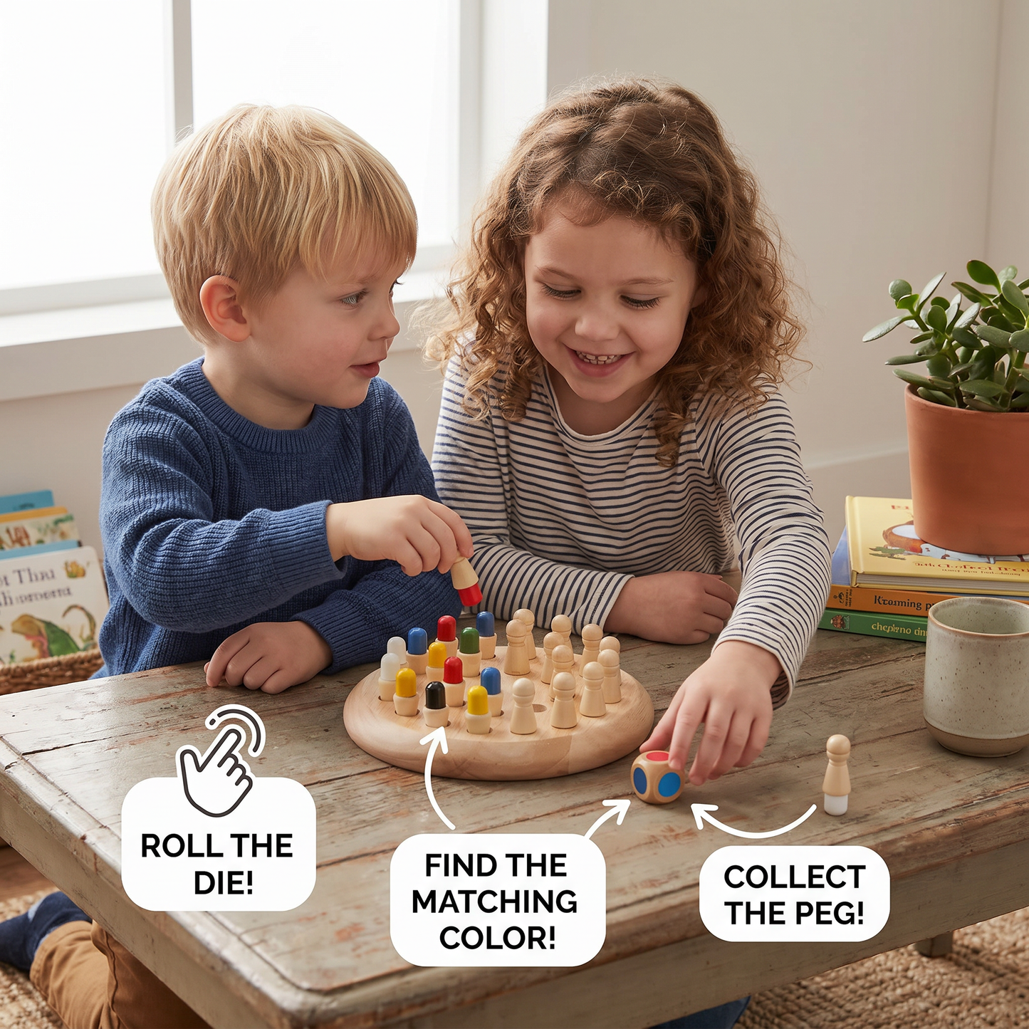 Educational Wooden Memory Chess Game
