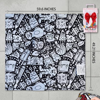 DIY Colouring Blanket for the Whole Family