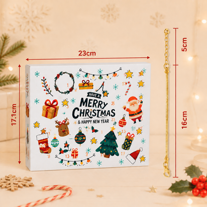 24-Day Christmas Bracelet Advent Calendar – DIY Jewelry-Making Kit for Girls
