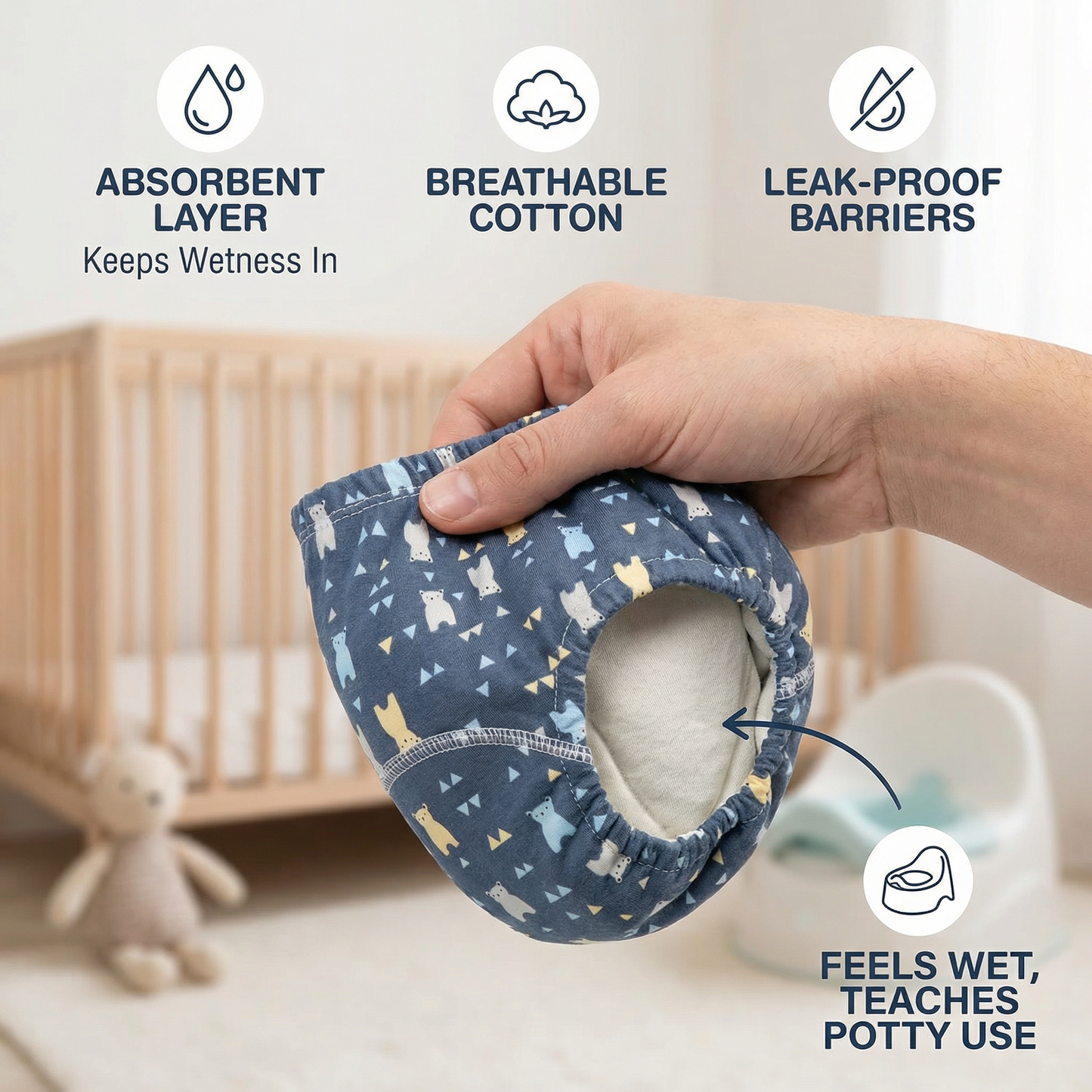 Reusable Training Diapers for Children - Potty Training Made Easy!