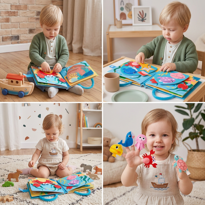 Montessori Ocean Animals Sensory Busy Book