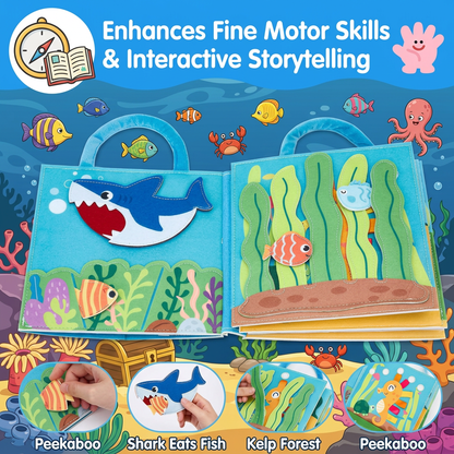 Montessori Ocean Animals Sensory Busy Book