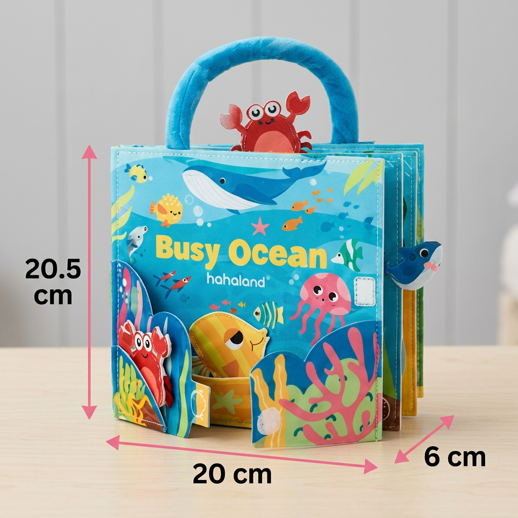 Montessori Ocean Animals Sensory Busy Book