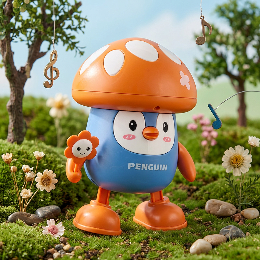 Interactive Talking & Dancing Penguin Toy with Music