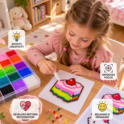 Premium Fuse Beads Set with Crafting Tools – DIY Arts & Crafts Kit