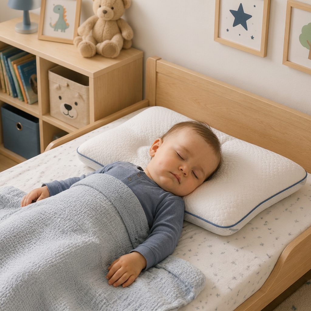 Ergonomic Neck Support Memory Foam Kids Pillow