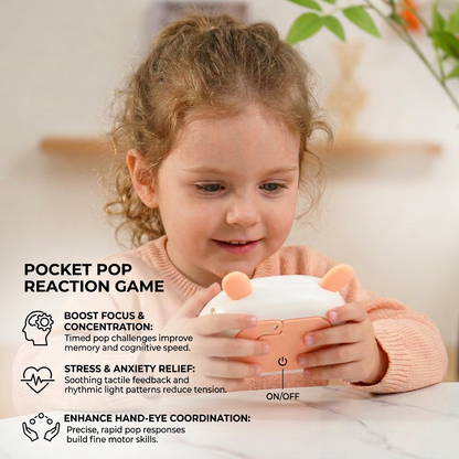 Pocket Pop Reaction Game – Sensory Stress Relief Fidget Toy for Kids