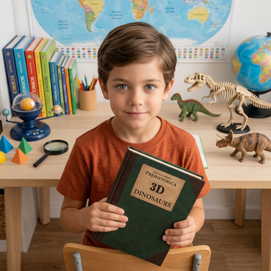 Interactive 3D Pop-Up Dinosaur Encyclopedia