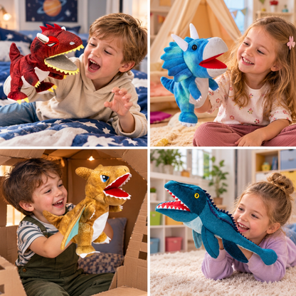 Funny Dinosaur Plush Hand Puppet
