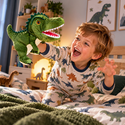 Funny Dinosaur Plush Hand Puppet