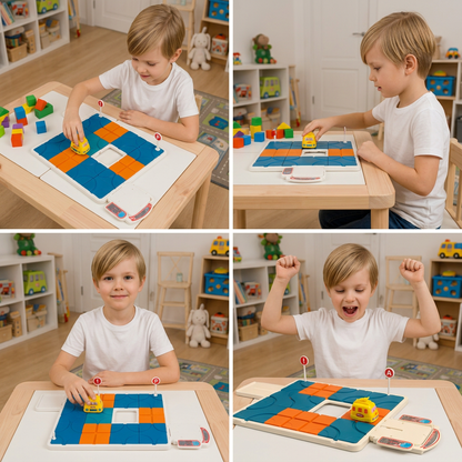 Sliding Track Maze Puzzle Game