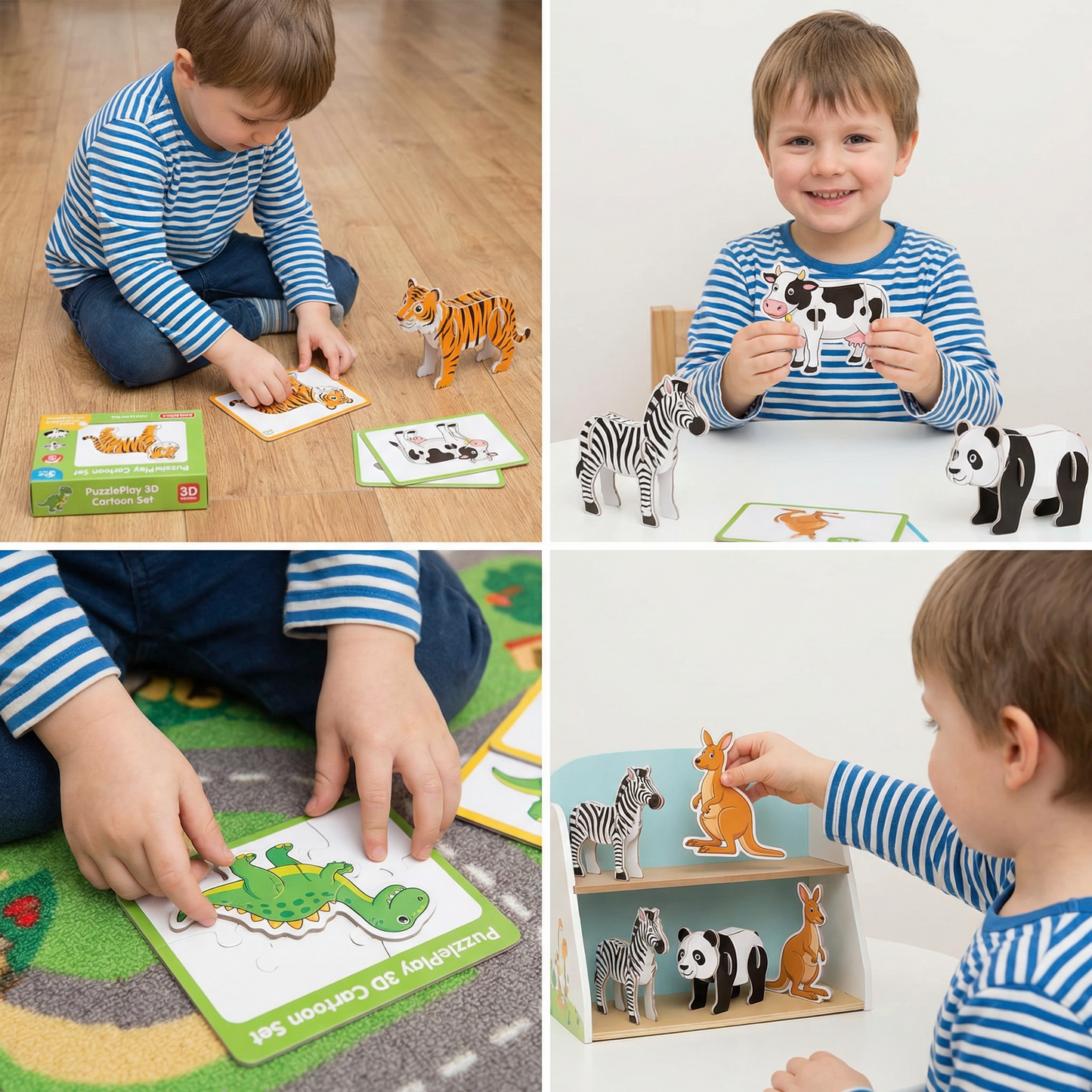PuzzlePlay 3D Cartoon Set