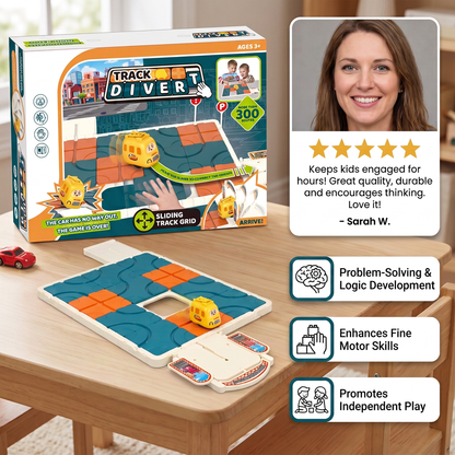 Sliding Track Maze Puzzle Game