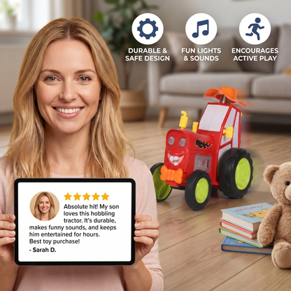 Hobbling Tractor Kids Toy