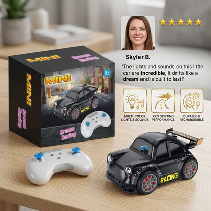 RC Racing Drift Car for Kids - Remote Control with Sensor Lights & Sound