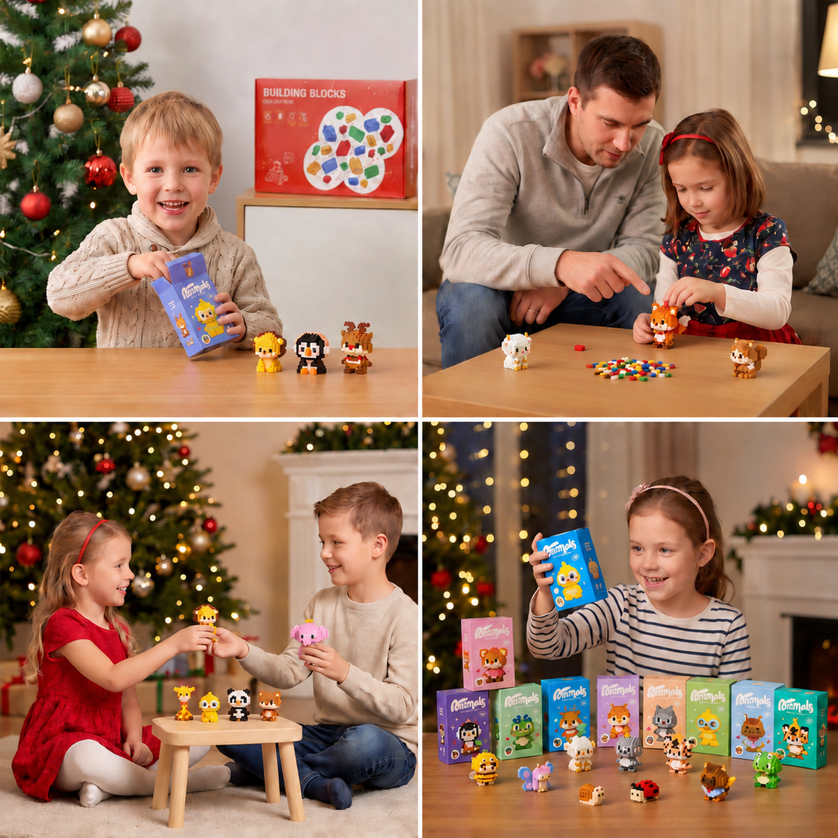 Adorable Animal Building Blocks Advent Calendar for Kids
