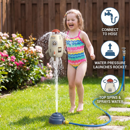 Rocket-shaped Water Sprinkler Toys for Children