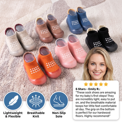 Baby Sock Shoes – Lightweight & Breathable First Walking Shoes