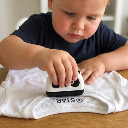 Personalized Kids’ Permanent Name Stamp for Clothing & School Supplies