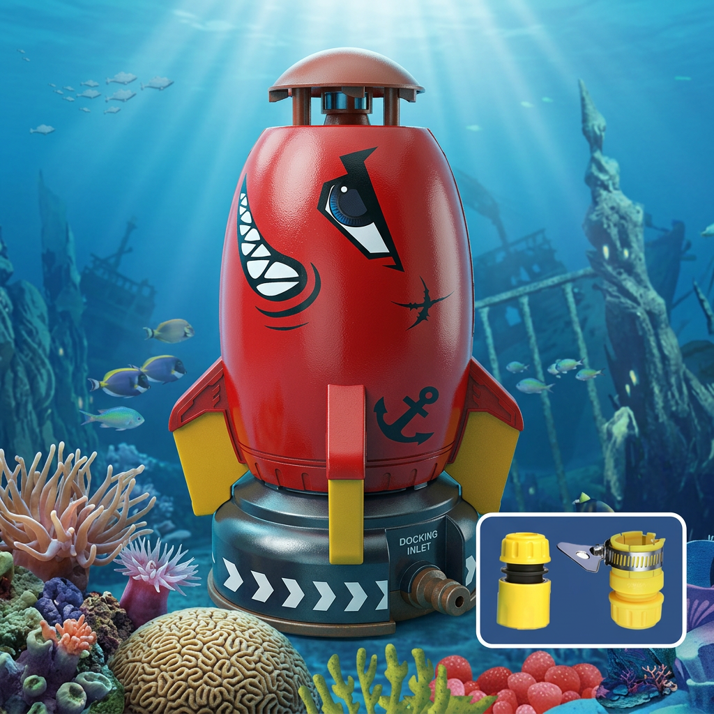 Rocket-shaped Water Sprinkler Toys for Children