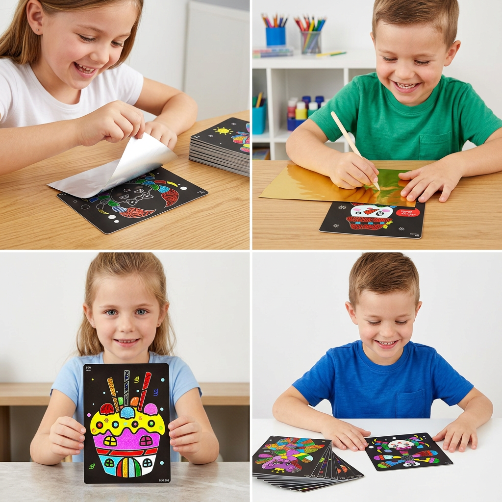 DIY Foil Art Craft Kit for Kids