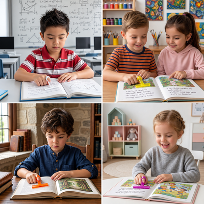 Kids’ Finger Reading Tracker – Translucent Reading Guide