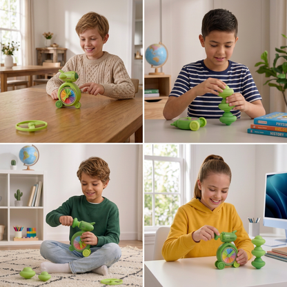 5-in-1 Gyro Educational Toy – Spinning, Balancing & Stacking Skill Game for Kids