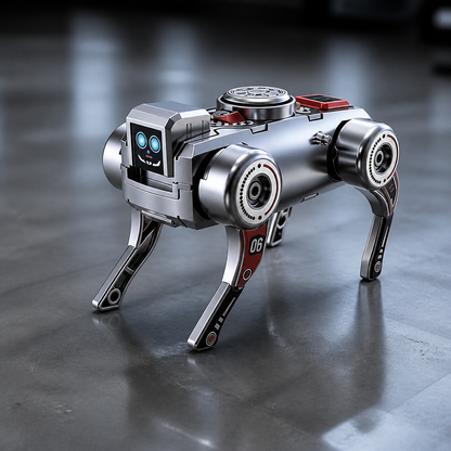 3-in-1 Mechanical Robot Dog Fidget Spinner Toy
