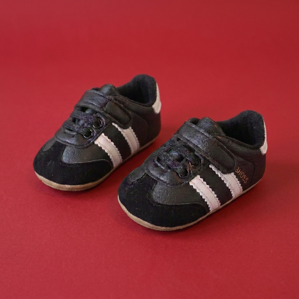 Classic Retro Baby Sneakers – Soft Sole First Walking Shoes