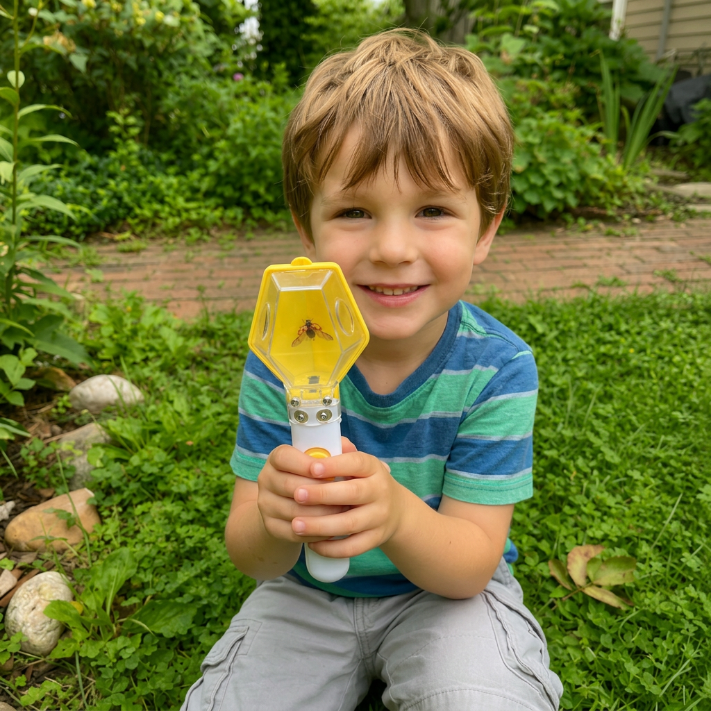 Kids Bug Catcher with 6X Magnifier – Insect Observation Tool for Outdoor Exploration